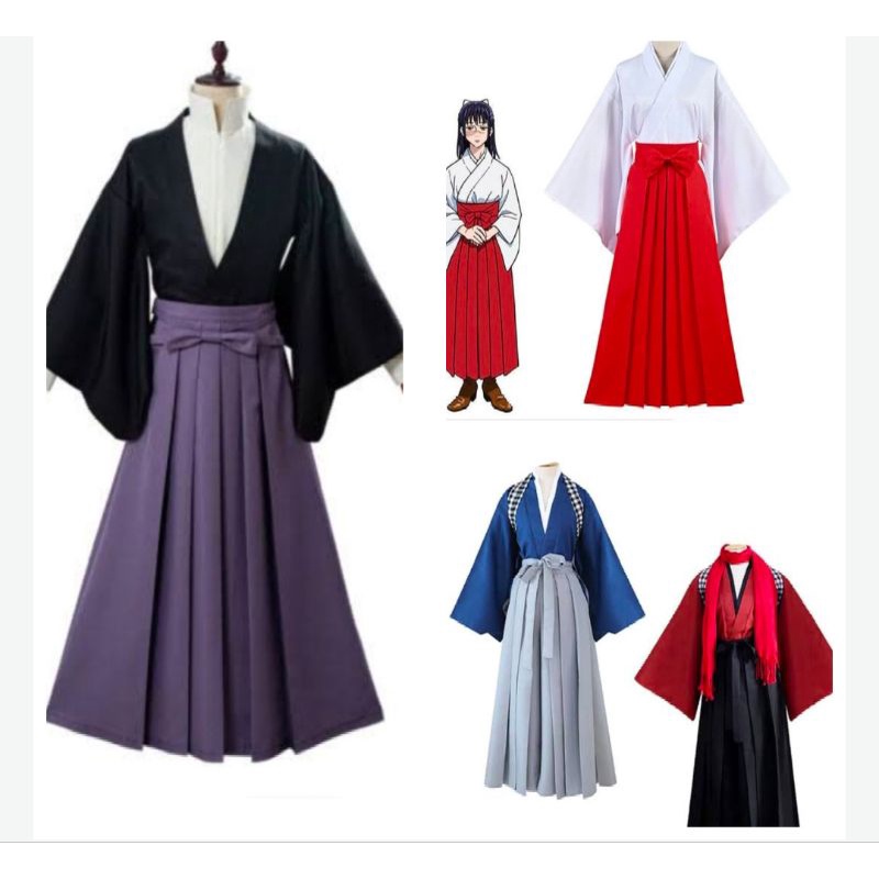 คอสตั้ม HAKAMA HIKOMO COSPLAY TOILET STUSAKA SAMURAI หญิงตั้งครรภ์