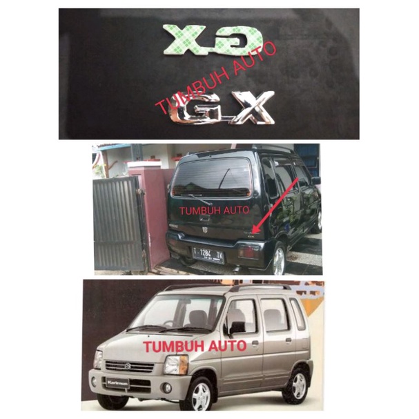 สัญลักษณ์โลโก้ GX 1 ชิ้น Suzuki Karimun Old Box