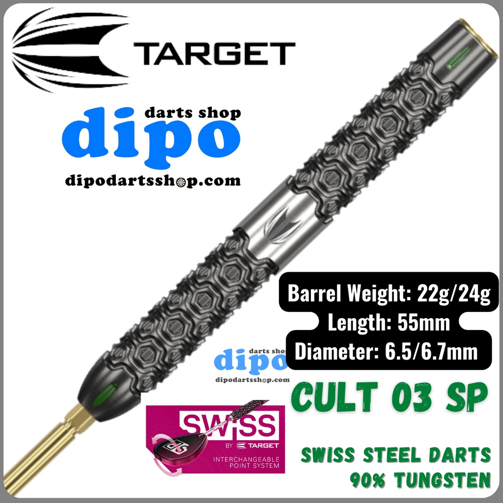 TARGET Swiss Steel Darts - CULT 03 SP (90% Tungsten)