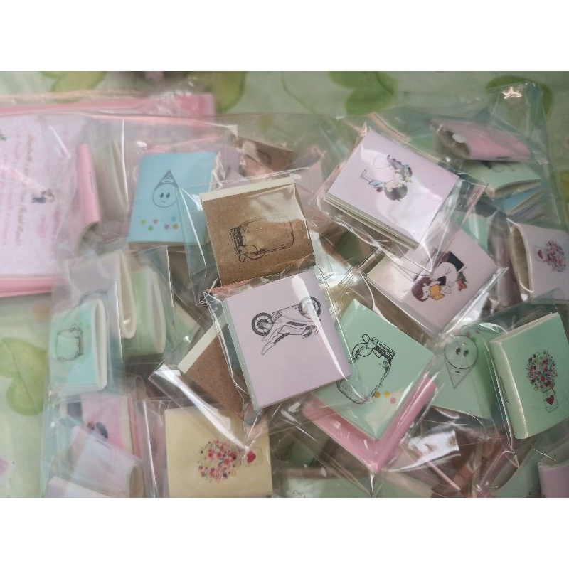สมุดจิ๋ว..ราคาจิ๋ว..thank you. ของระลึก ของชำร่วยขั้นต่ำ50เล่ม - รูปที่ 5