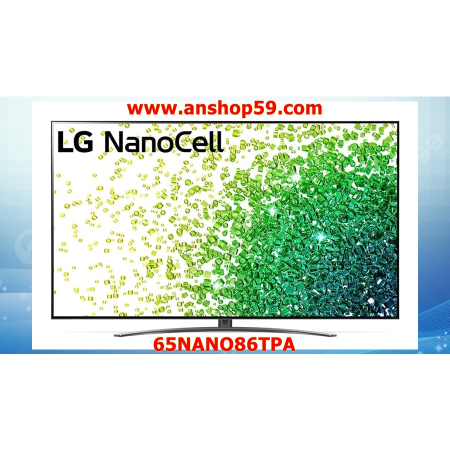 LG NanoCell 4K Smart TV รุ่น 65NANO86TPA | NanoCell Display | Dolby Vision & Atmos | LG ThinQ AI | G