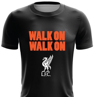 เสื้อยืด ลาย Liverpool FC แบบแห้งเร็ว ไซซ์ XS - 7XL