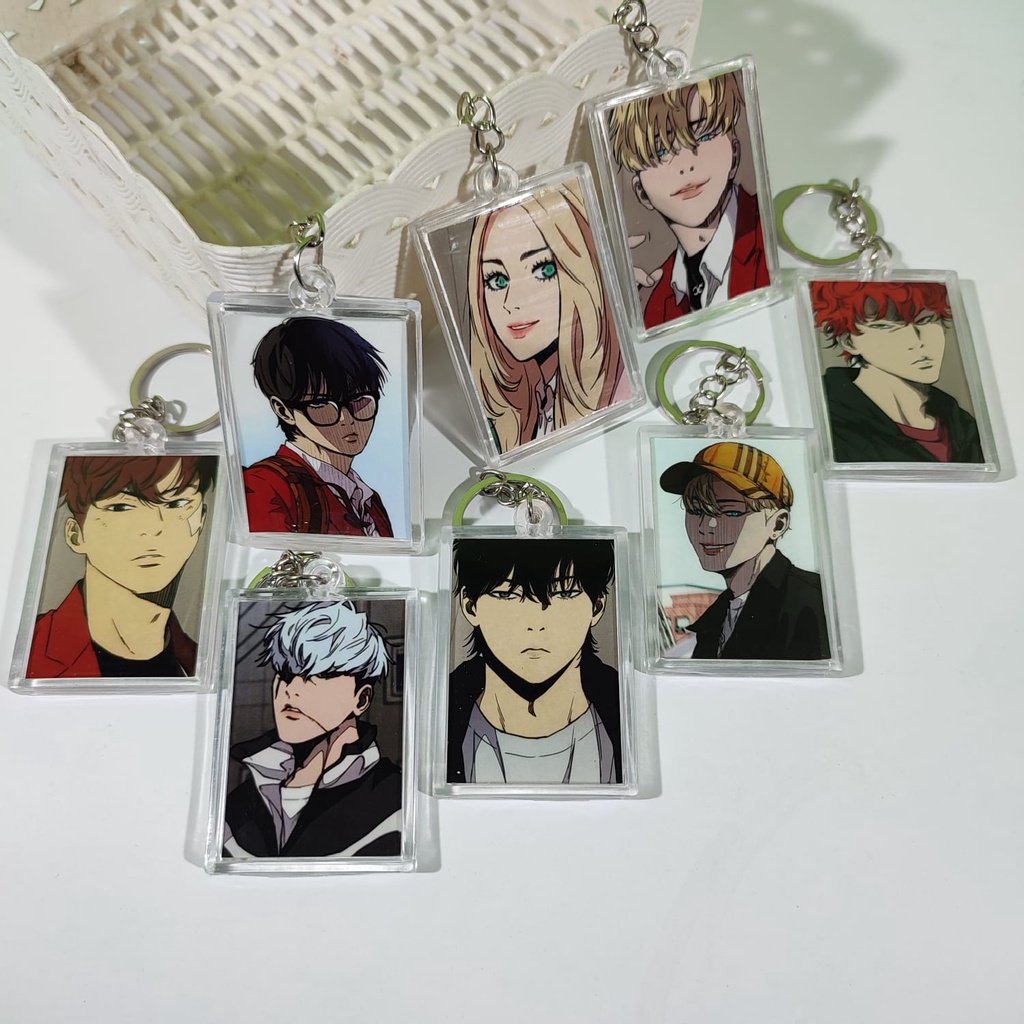 พวงกุญแจ GANTUNGAN Manhwa WIND BREAKER - เสื้อกันลมพวงกุญแจ Webtoon