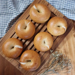 ซาวโดเบเกิ้ล เบเกิ้ล เบเกิล ยีสต์ธรรมชาติ Sourdough bagels