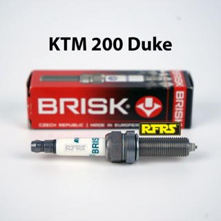 หัวเทียน BRISK PREMIUM ZS ไร้เขี้ยว KTM 200 Duke Spark Plug (SZ01RC) รองรับเฉพาะเบนซิน 95 Made in EU