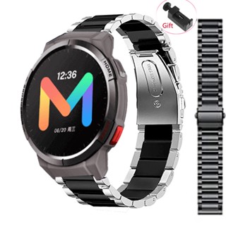 สําหรับ Mibro GS Smartwatch สายโลหะ สเตนเลส สายรัดข้อมือสมาร์ทวอทช์ สําหรับ Mibro T1 นาฬิกา อุปกรณ์เสริมสมาร์ทวอทช์