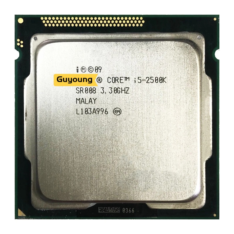 โปรเซสเซอร์ Core i5-2500K i5 2500K i5 2500 K 3.3 GHz โปรเซสเซอร์ Quad-Core ใช้แล้ว 6M 95W LGA 1155