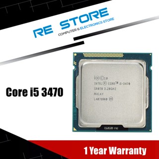 【พร้อมส่ง】intel Core โปรเซสเซอร์ CPU i5 3470 3.2GHz Quad-core 6m 77W LGA 1155