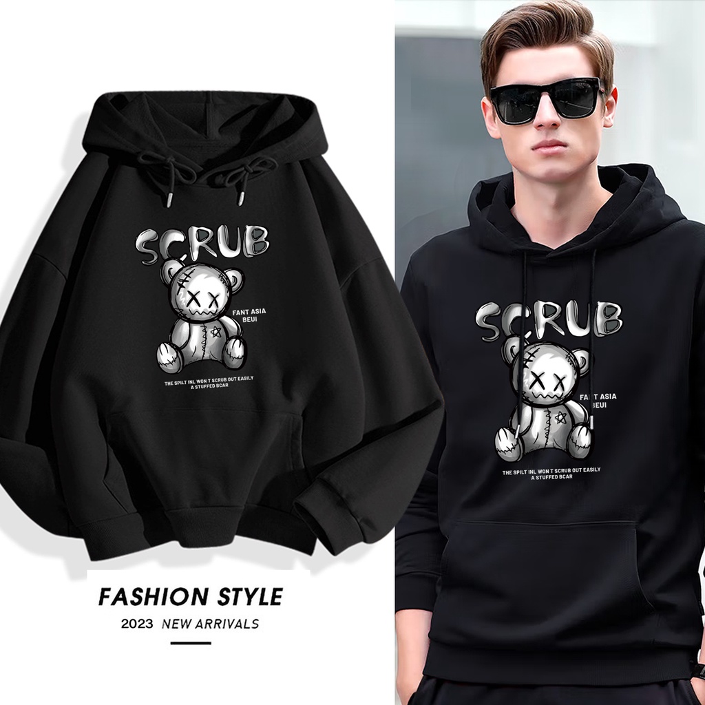 เสื้อฮู้ดลายแฟชั่นสวยน่ารัก.เสื้อแขนยาว.มี7สีหลายไซส์(S-3XL)L326