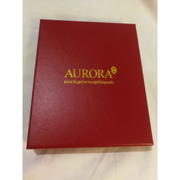 Aurora ป้ายชื่อแผ่นทองเสริมสิริมงคลเป็นของขวัญ​เด็กแรกเกิด  แท้มีใบรับประกัน​ขายไม่แพงพร้อมส่ง (ของใ