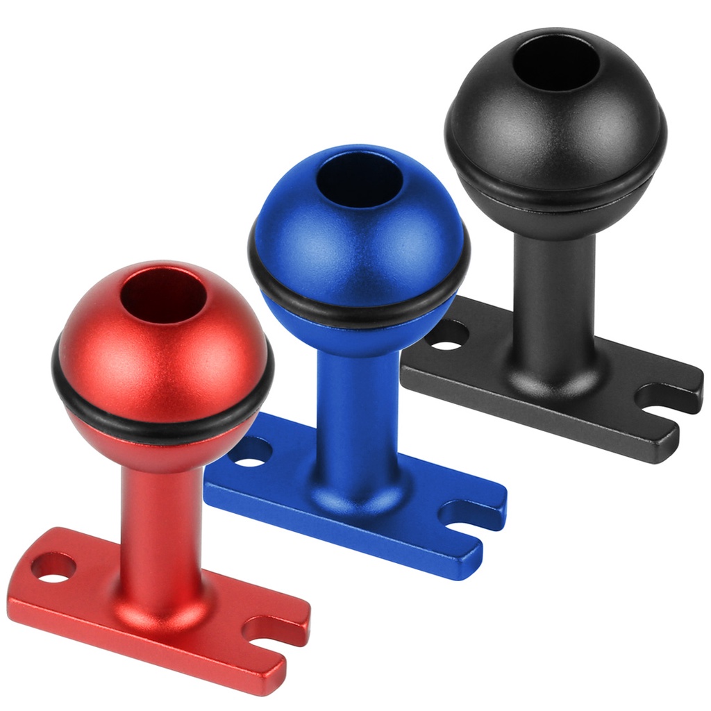 CNC 1 "Ball Head อะแดปเตอร์ M5 สกรูสําหรับใต้น้ําดําน้ําถาด Fixed Mount Light Clamp ผู้ถือขาตั้งสําห