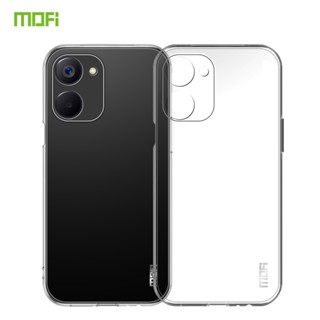 ของแท้ MOFI เคสกันกระแทก Realme 10 Pro 5G ใส นิ่ม TPU เคสด้านหลัง ซิลิโคนใส