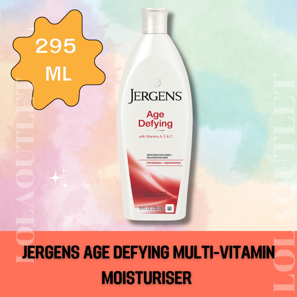 JERGENS Ultra Healing Extra Dry Skin Moisturizer Body Lotion ขนาด 295ml สูตรสีแดง โลชั่นทาผิว ทาตัว ผิวแห้ง เจอเก้น