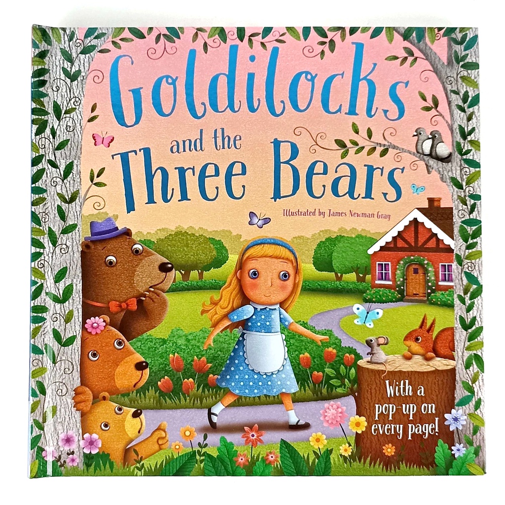 3D Pop Up ดั้งเดิม: Goldilocks และ The Three Bears - Leon Books