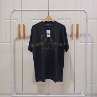 เสื้อยืด ลายโลโก้ Zara Frint 24s คุณภาพดีที่สุด สําหรับทุกเพศ ทุกวัย