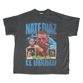 เสื้อยืด พิมพ์ลาย Nate Diaz UFC Player โอเวอร์ไซซ์