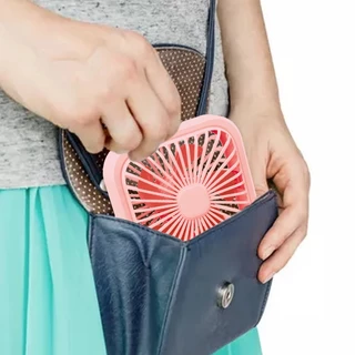 ใหม่Mini Fanพัดลมพกพาสีพาสเทลน่ารัก ของแท้100% พัดลมตั้งโต๊ะ พัดลมusb พัดลมจิ๋วแบบพกพา