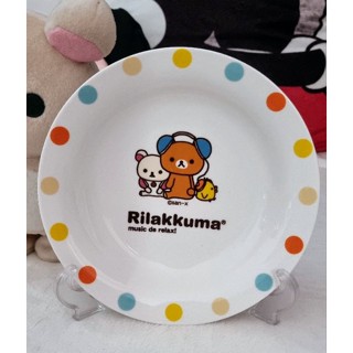 จานเซรามิคก้นลึกRilakkuma