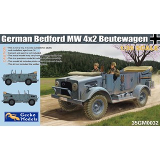 โมเดลรถทหาร Gecko Model 1/35 35GM0032 GERMAN BEDFORD MW 4X2 BEUTEWAGEN