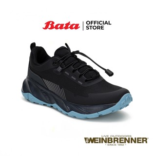 Bata บาจา รองเท้าผ้าใบ (สนีคเคอร์)ชายแบบผูกเชือก รองเท้าหุ้มส้น รองเท้าผ้าใบลำลอง รองเท้าลำลองชายแบบผูกเชือก รุ่น KAITO สีดำ 8306811