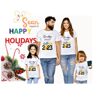 2023 NEW YEAR T-SHIRT sean apparel sold per pcs white