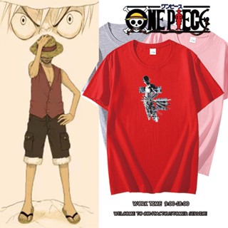 เสื้อยืด One Piece Sanji เสื้อยืดชาย เสื้อยืดผู้หญิง เสื้อคนอ้วน รัดรูป เสื้อผ้าแฟชั่นเสื้อยืด เสื้อยืดสีขาวผู้ชาย_22