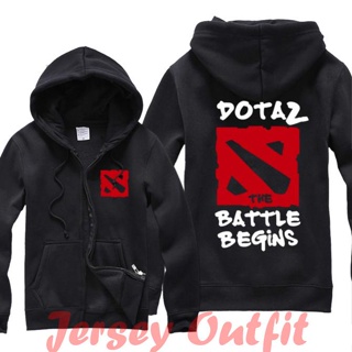 Jxlq ใหม่ล่าสุด เสื้อฮู้ดดี้ แบบสวมหัว พิมพ์ลาย Dota 2 The Battle Begins Game Distro สไตล์ฮาราจูกุ ของขวัญวันวาเลนไทน์ สําหรับผู้ชาย YQ