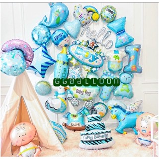 ลูกโป่งอักษร เซ็ทแรกเกิด baby shower ลูกโป่งเปิดตัววันคลอด