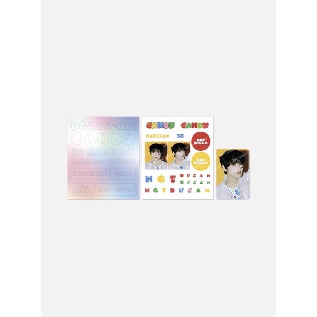 NCT DREAM Winter Special Mini Album 'Candy' MD - LIGHTSTICK DECO STICKER SET
