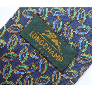 เนคไทแบรนด์เนมมือสอง LONGCHAMP Men’s Necktie