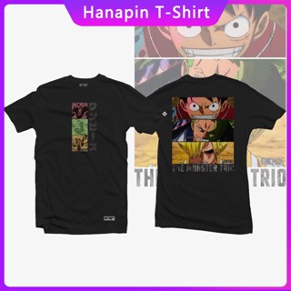 เสื้อยืดAnime Shirt - One Piece - Monster Colored Design Print Street Clothing t Shirt for Men