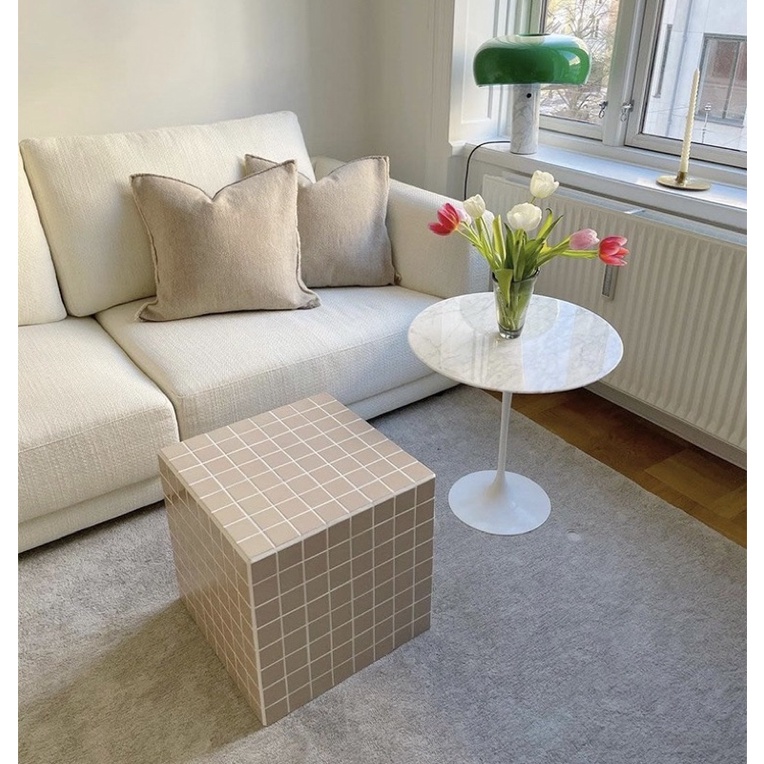 *พร้อมส่ง* โต๊ะกลาง ขนาด40x40cm