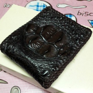 crocodile super wallet crocodile/alligator skin genuine premium กระเป๋าสตางค์หนังจระเข้แท้