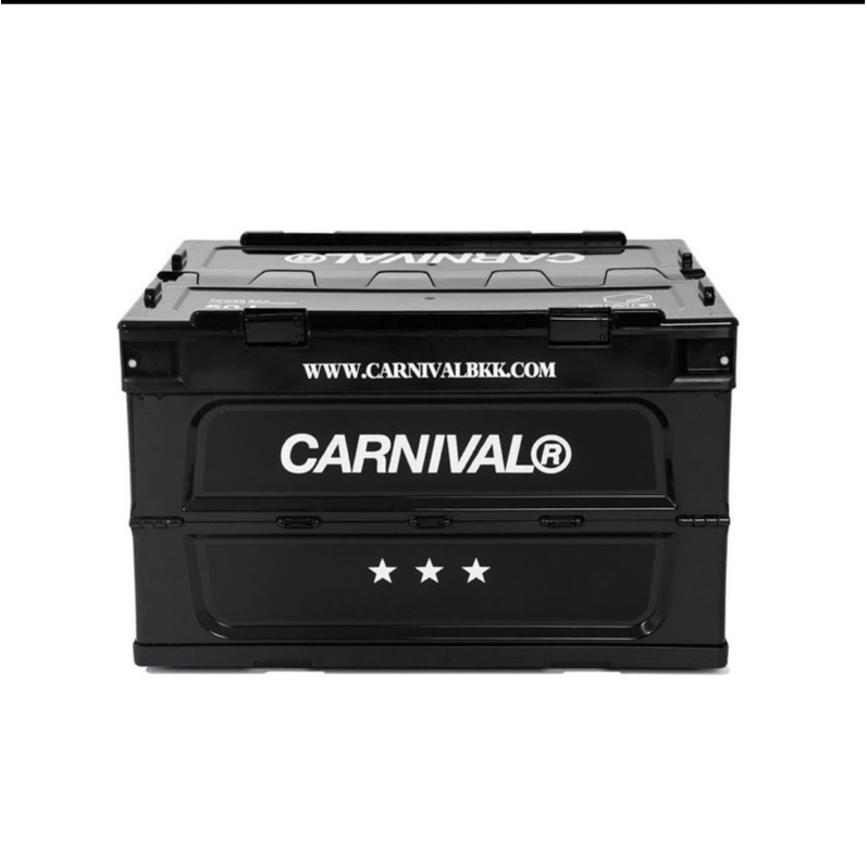 CARNIVAL® x Tower Box “Folding Container” 20L (BLACK) พร้อมจัดส่ง