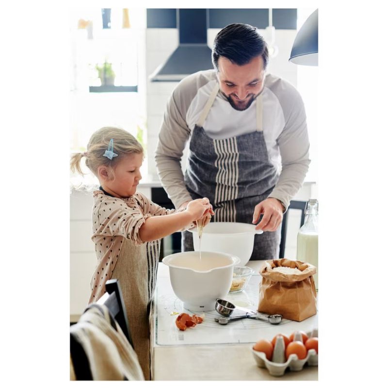 IKEA ชามอิเกีย ชามผสมอิเกีย อีเกีย รุ่นVISPAD วิสปัด ชามผสม ชุด 2 ชิ้น, ขาว - รูปที่ 2