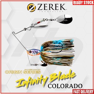 Zerek Infinity Blade Colorado Origin Series เหยื่อตกปลาสปินเนอร์เบท