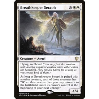 [MTG] Breathkeeper Seraph [CMD21] [WHITE] [RARE] [NORMAL] [ENG] (การ์ดเมจิค / Magic the Gathering)