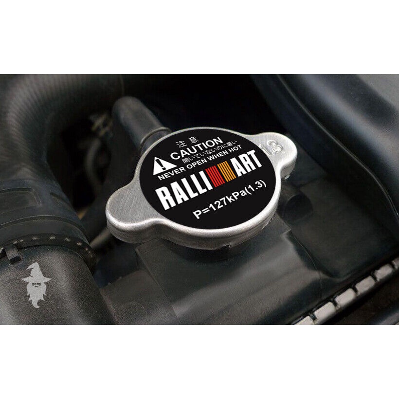 MITSUBISHI สติ๊กเกอร์ฝาหม้อน้ํา RalliArt - JDM | มิตซูบิชิ แลนเซอร์ อีโว