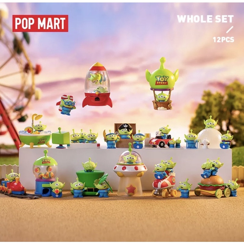 แบบเลือกตัว Pop Mart - Disney Pixar Aliens Days Series พร้อมส่ง