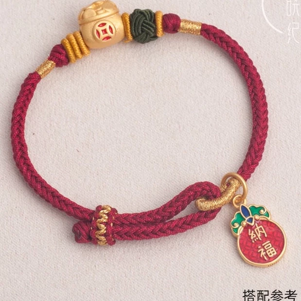 จี้ลูกปัดชุบทองสไตล์โบราณ สำหรับทำสร้อยข้อมือ DIY thumbnail 4