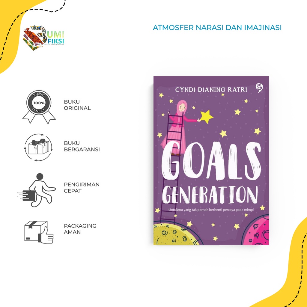 หนังสือนิยาย Goals Generation - Cyndi Dialing Ratri - Gagasmedia - Bumifiksi