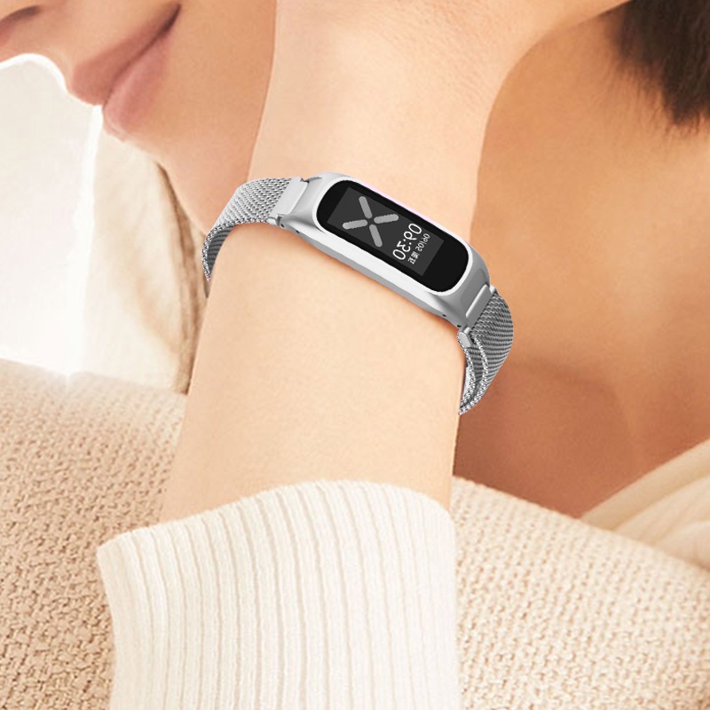 สายสแตนเลส Milanese สำหรับ OPPO BAND สายนาฬิกาโลหะ