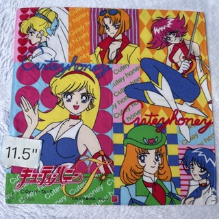 Cutey honey ผ้าเช็ดหน้าการ์ตูน ญี่ปุ่น