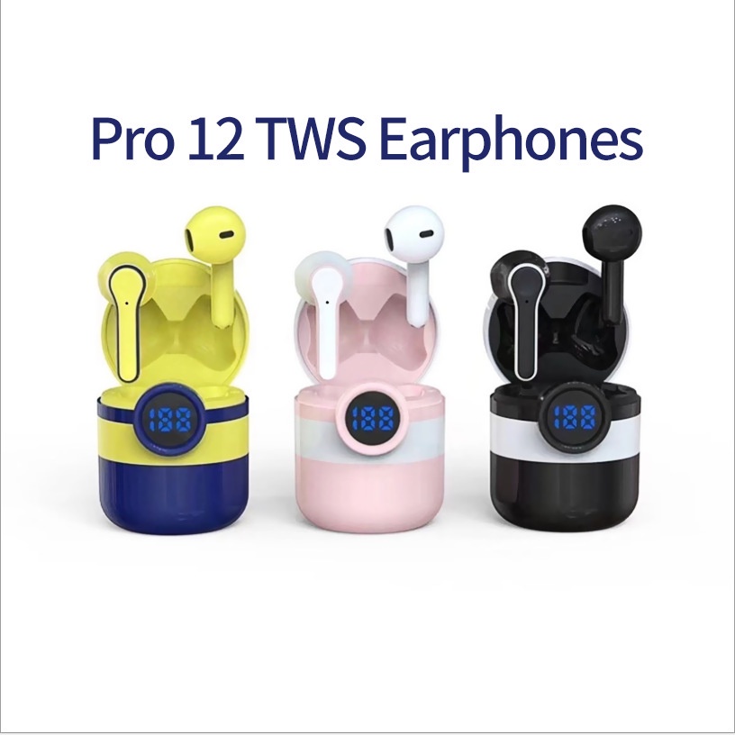 New pro12 Creative Mini Charging Warehouse Listening To Songs Wireless Sports Bluetooth Headset Dual
