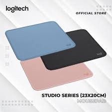 MOUSE PAD (เมาส์แพด) LOGITECH STUDIO SERIES มี 3 สี (DARK ROSE | GRAPHITE | BLUE GREY) ประกัน 1 ปี *ของแท้ ประกันศูนย์*