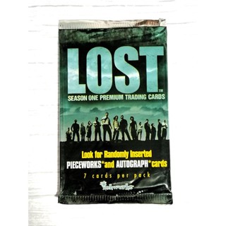 (Sealed Pack) ซองสุ่มการ์ดลายเซ็นต์ ซีรี่ย์ LOST SEASON ONE FIRST EDITION PREMIUM TRADING CARDS