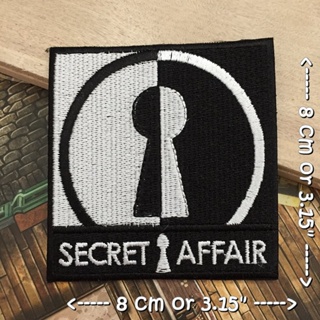 Secret Affair ตัวรีดติดเสื้อ อาร์มรีด อาร์มปัก ตกแต่งเสื้อผ้า หมวก กระเป๋า แจ๊คเก็ตยีนส์ Hipster Embroidered Iron on ...