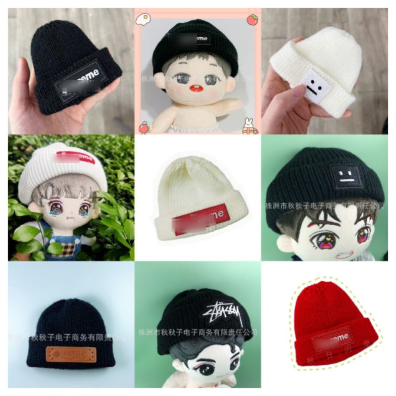 ❄️พร้อมส่งจากไทย❄️หมวกตุ๊กตา หมวกสำหรับตุ๊กตาผ้าขนาด10cm(หัวโต)15cm.Lalabu17cm.(เฉพาะหมวกถัก)รอบหัวประมาณ20-28ซม.