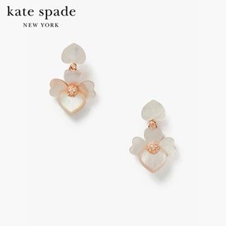 KATE SPADE NEW YORK PRECIOUS PANSY DROP EARRINGS WBRUH910 ต่างหู