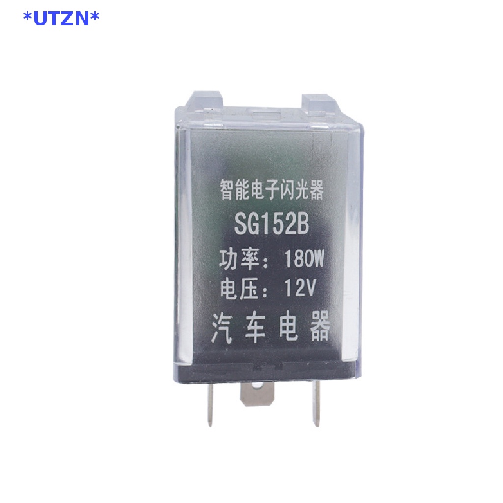 UTZN> 12VDC 180W Auto Flasher Relay with Buzzer 3 Pin Motorcycle LED
